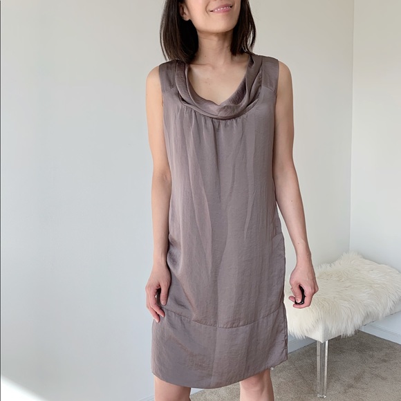 Silky cowl neck dress - Picture 1 of 8